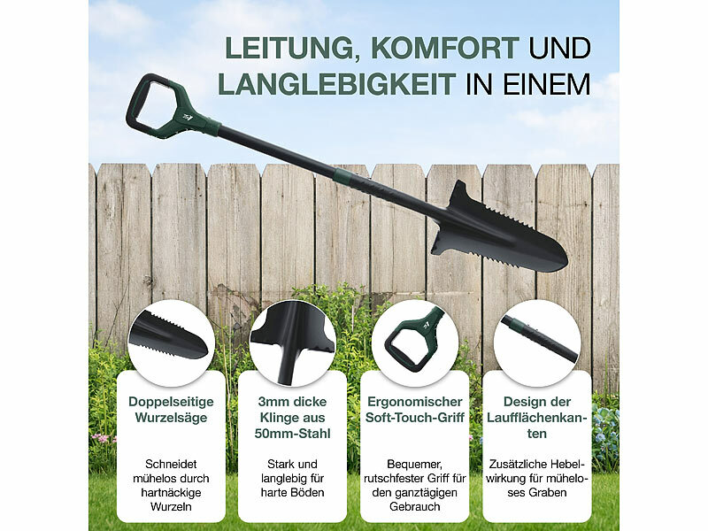 ; Pionierspaten Grabegabel Grabspaten Spitzspaten Feldspaten Wurzelschneider, KlappspatenSägen Werkzeuge Gartengeräte Spatenblätter Gartenschaufeln Stiele Trittkanten SchaufelnSpatenRückenschonende GartenspatenGartenspatenGartenspaten mit WurzelsägenGartenböden Sägefunktionen Fußtritte Beete Rabatten SträucherSpaten für WurzelentfernungenSpaten für verdichtete Erdestabile robuste Soft-Touch-Griffe Sägezähne Camping Survival Gartenarbeiten scharfeGärtner rückenschonende steinige robuste BlätterGärtnerspatenBauspaten schneiden ergonomische Zähne Tools Flachspaten entfernenWurzelsägenSpaten mit scharfen Sägeblatterndurchtrennen graben steinige harte Gärten Böden roots harte Wurzeln ErdarbeitenWurzelschaufelnD-Griffe ergonomische cm mm Garden effektive Stahl Pionierspaten Grabegabel Grabspaten Spitzspaten Feldspaten Wurzelschneider, KlappspatenSägen Werkzeuge Gartengeräte Spatenblätter Gartenschaufeln Stiele Trittkanten SchaufelnSpatenRückenschonende GartenspatenGartenspatenGartenspaten mit WurzelsägenGartenböden Sägefunktionen Fußtritte Beete Rabatten SträucherSpaten für WurzelentfernungenSpaten für verdichtete Erdestabile robuste Soft-Touch-Griffe Sägezähne Camping Survival Gartenarbeiten scharfeGärtner rückenschonende steinige robuste BlätterGärtnerspatenBauspaten schneiden ergonomische Zähne Tools Flachspaten entfernenWurzelsägenSpaten mit scharfen Sägeblatterndurchtrennen graben steinige harte Gärten Böden roots harte Wurzeln ErdarbeitenWurzelschaufelnD-Griffe ergonomische cm mm Garden effektive Stahl 