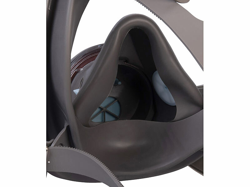 ; Wiederverwendbare Atemschutzmasken mit Schutzbrillen und austauschbaren Filtern Wiederverwendbare Atemschutzmasken mit Schutzbrillen und austauschbaren Filtern 