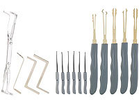 20-Teiliges Lockpicking Set Profi Mit Transparentem