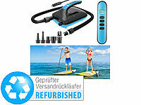 AGT Pumpe SUP: Akku-Luftpumpe für SUP-Boards, 350 l/Min., 3x4.000mAh mAh,  USB, 12 V (Luft-Pumpe)