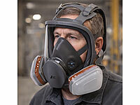 ; Wiederverwendbare Atemschutzmasken mit Schutzbrillen und austauschbaren Filtern Wiederverwendbare Atemschutzmasken mit Schutzbrillen und austauschbaren Filtern 