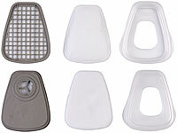 ; Wiederverwendbare Atemschutzmasken mit Schutzbrillen und austauschbaren Filtern Wiederverwendbare Atemschutzmasken mit Schutzbrillen und austauschbaren Filtern