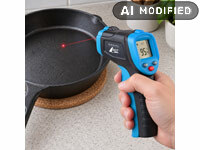 ; Infrarot-Thermometer mit Laser und Bluetoooth Infrarot-Thermometer mit Laser und Bluetoooth Infrarot-Thermometer mit Laser und Bluetoooth 