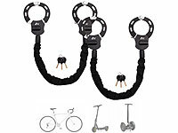 ; Kettenschlösser mit Schlüssel für Fahrrad und Motorrad Kettenschlösser mit Schlüssel für Fahrrad und Motorrad Kettenschlösser mit Schlüssel für Fahrrad und Motorrad 