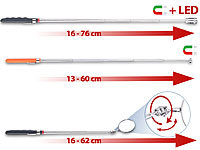 AGT Teleskop-Werkzeug-Set mit Spiegel, Magnet-Heber & LED-Leuchte, 3-tlg.; Bit-Sets Bit-Sets 