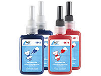 AGT Schrauben und Muttersicherungsmittel, mittel und hochfest, 200 ml; 3D-Silikonkleber, 2-Komponenten-Kleber 3D-Silikonkleber, 2-Komponenten-Kleber 3D-Silikonkleber, 2-Komponenten-Kleber 