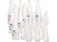 AGT 3er-Set aus 3 x Sekundenkleber inklusive 6 Extra-Spitzen,  je 20 ml