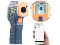AGT Profi-Infrarot-Thermometer mit Laser, -50 bis +600 °C, LCD, Bluetooth