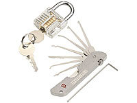 AGT Set aus Lockpicking-Tool mit Übungsschloss; Lockpicking-Bügel-Übungsschlösser Lockpicking-Bügel-Übungsschlösser Lockpicking-Bügel-Übungsschlösser Lockpicking-Bügel-Übungsschlösser 