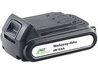 AGT Professional Li-Ion-Werkzeug-Akku AW-18.hak, 18 V / 2000 mAh; Tauch-Sägeblätter für Multitools 