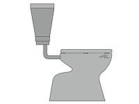 ; Edelstahl-Türbeschläge für Bäder und WCs 