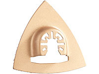 AGT Professional Raspel-Dreieck mit Carbid-Körnung f. Multitools, 80mm, Schnellspannung