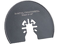 AGT Professional Bimetall-Segmentsägeblatt für Multitools, 80 mm, HSS, Schnellspannung