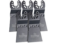 AGT Professional Bimetall-Tauchsägeblatt, 45 mm, HSS, Schnellspannung, 5er-Set