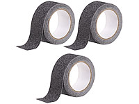 AGT 3er-Set Anti-Rutsch-Klebeband, robust & wasserfest, 48mm x 4m, schwarz; Gewebebänder Gewebebänder Gewebebänder Gewebebänder