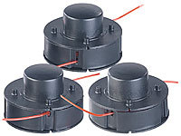 AGT Professional 3er-Set Ersatz-Fadenspulen für Akku-Rasentrimmer AW-40.rt, 3,5 m