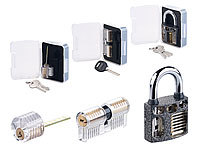 AGT Lockpicking-Erweiterungs-Set aus 2 Türschlössern & 1 Vorhänge-Schloss; Lockpicking-Bügel-Übungsschlösser Lockpicking-Bügel-Übungsschlösser Lockpicking-Bügel-Übungsschlösser Lockpicking-Bügel-Übungsschlösser 