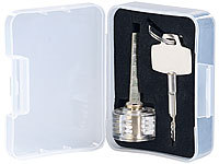 AGT Profi-Lockpicking-Set mit 19 Werkzeugen und 4 Übungsschlössern