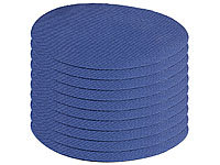 AGT Schnellhaftende Bügelflicken aus Baumwolle, 10 Stück in blau