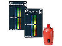 AGT 2er-Set Gasstand-Anzeiger für Gasflaschen, 22-stufige Skala; Infrarot-Thermometer mit Laser Infrarot-Thermometer mit Laser 