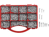AGT Schraubenset, Schrauben Sortiment, Holzschrauben Set
