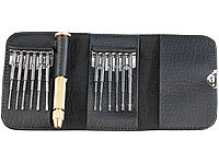 AGT Mini-Schraubendreher-Set 12in1 im praktischen Etui; Bit-Sets Bit-Sets 