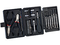 AGT 26-teiliges Werkzeug-Set in praktischer Klapp-Box; Styroporschneider 