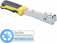 AGT Hammertacker mit Stahl-Gehäuse, für Heftklammern Versandrückläufer; Lockpicking-Sets mit Übungs-Schlösser 