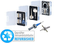 AGT Lockpicking-Erweiterungs-Set: Versandrückläufer; Edelstahl-Rosetten-Sets für Bad und WC Edelstahl-Rosetten-Sets für Bad und WC 