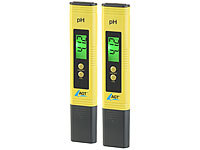 AGT Digitales pH-Wert-Testgerät mit ATC-Funktion & LCD, pH 0  14, 2er-Set