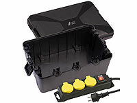 AGT Kabelbox außen, Kabelbox Steckdosenleiste Set