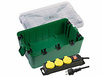 AGT Kabelbox Outdoor, Kabelbox Steckdosenleiste Sets