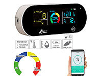 AGT 5in1-Akku-Luftqualitätsmesser, HCHO, PM1/2,5, Temperatur u.v.m., App; Steckdosen-Raumluftqualitäts-Messgeräte Steckdosen-Raumluftqualitäts-Messgeräte Steckdosen-Raumluftqualitäts-Messgeräte Steckdosen-Raumluftqualitäts-Messgeräte 