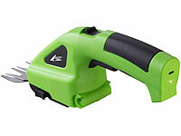 ; Akku-Gartenschere mit Wechselaufsätzen Akku-Gartenschere mit Wechselaufsätzen 