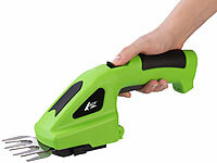 ; Akku-Gartenschere mit Wechselaufsätzen Akku-Gartenschere mit Wechselaufsätzen 