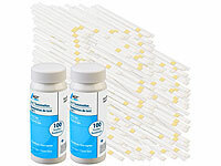 AGT 200er-Set 2in1-Wasser-Teststreifen für pH-Wert und freies Chlor / Brom; Anti-Rutsch-Klebebänder 