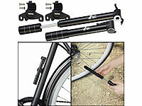 AGT Multiventil-Luftpumpe, Luftpumpe Fahrrad, Notfall-Luftpumpe