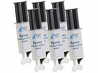 AGT Epoxy 2-Komponenten-Kleber, hohe Belastbarkeit: 23 N/mm², 6er-Pack